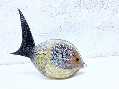 Muranoglas fischskulptur 60er - fischskulptur,