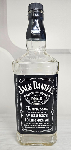 Flasche leer scotch whiskey - scotch,