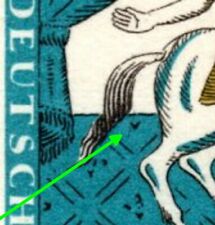 BUND, BRD, Minr. 488 I, PF Strich unter Pferdeschweif, mit Seitenrand