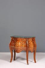 Edle Bauchige Barock Stil Kommode Marmor Louis XV Antik Stil Kommode