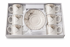 Kaffee Set 6 Tassen mit