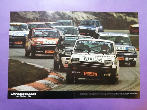 Altes poster renault cup - poster, r5