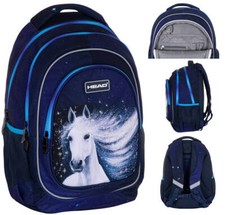 ASTRA head Rucksack Schulrucksack Schultasche RANZEN GALAXY  weißes Pferd