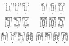 W201 Zebranoholz Schaltkonsole
