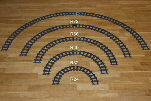 Gebogenes gleis kurve r56 - 8,