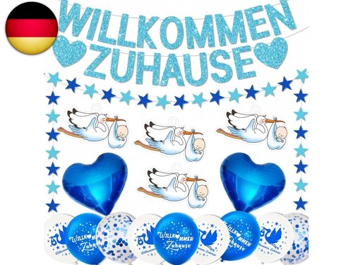 Willkommen zuhause girlande - zuhause,