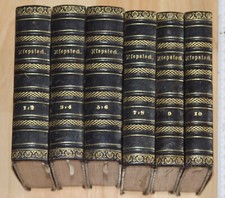 6 x buch klopstock s sämtl. werke göschen sche  verlag zehn bände antik alt 1854