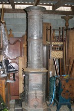 Gussofen Kanonenofen Kamin Historismus Gründerzeit Ofen Wasseralfingen