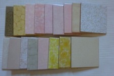 Retro Fliesen 15 x 15 cm rosa gelb braun 70er Jahre  viele  Muster zur Auswahl