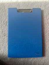 LEITZ 3962 Klemmbrett Mappe Solid DIN A4 Polyfoam hellblau