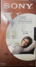 Sony premium 120min - 120min, vhs