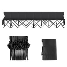 Uimoso Klapp-Sportstuhl Campingstuhl 8-Sitzer Tragbarer Klappstuhl Gartenstuhl