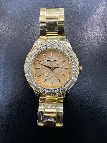 Watch gold plated quartz - watch, gold-plated,