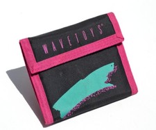 Wavetoys - Retro-Surf-Geldbeutel Black Geldbörse Wallet Brieftasche Portmonee