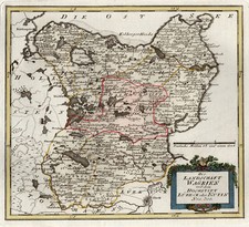 Wagrien Original Kupferstich Landkarte Reilly 1791