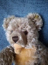 Alter Steiff Zotti  mit silbrigen Knopf 45 cm