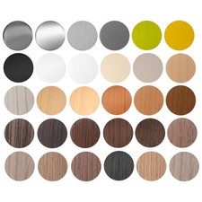 30x Abdeckkappen Selbstklebend 20 mm Schrank Regal Bohrloch Abdeckung zum kleben