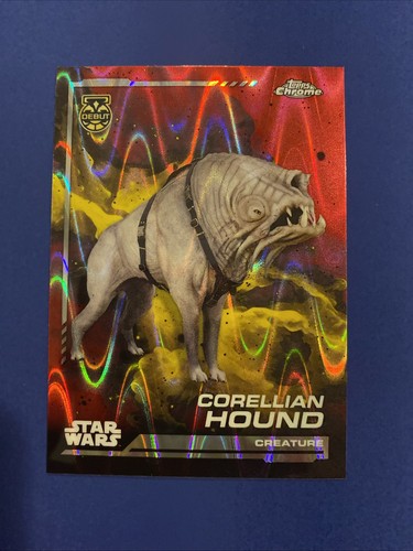 Star wars karte topps chrome - wars,
