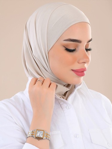 Teiliger baumwoll hijab - 2-teiliger,