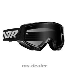 Thor Combat Sand Motocross MX Brille Schwarz Endurobrille MX-Brille Crossbrille 