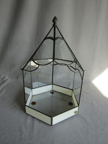 Alte bleiglas vitrine - alte,