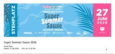3x Tickets Super Sommer Sause