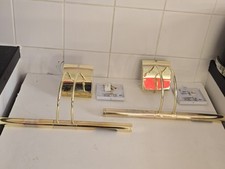 Messing Bilder Wand Lampen Röhrenleuchten x 2 