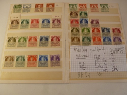 Briefmarken berlin glocken - briefmarken, berlin,