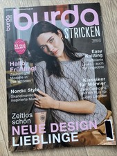 Burda Stricken 02/22 33 Ideen Easy Knitting Strickzeitschrift Nordic Style