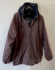 GANT G.N.H. Herren Jacke Anorak braun Fleeceinnenfutter Kapuze Midlength Gr. XL
