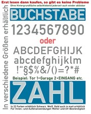 Zahl oder Buchstabe von 2-28