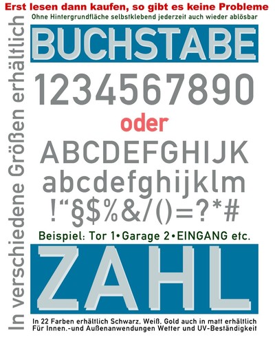 Zahl oder buchstabe - zahl,