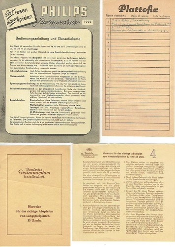 Konvolut prospekte anleitung - prospekte,