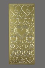 Aufkleber Herzen Liebe Sticker