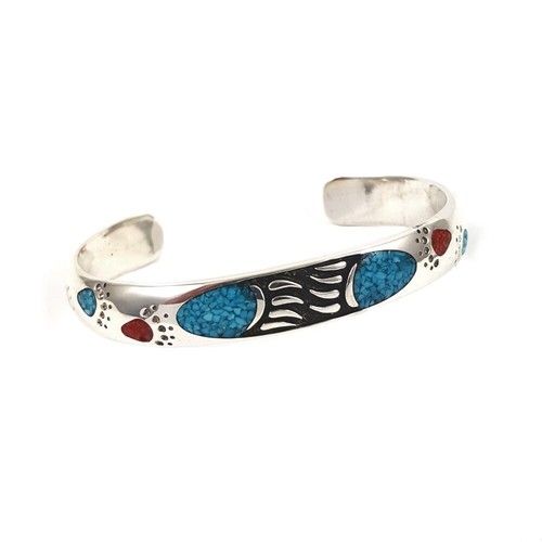 Indianerschmuck chip inlay - indianerschmuck,