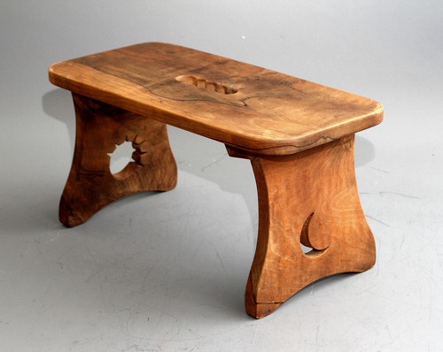 Alter holzschemel fußschemel - alter,