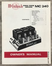 McINTOSH MC 240 original