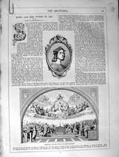 Original alter antiker Druck