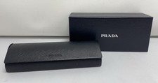 Prada schwarze Geschenkbox mit Brillenetui und Putztuch #J7