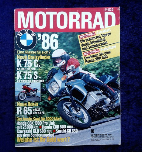 Das motorrad 1985 bmw - 18/1985,