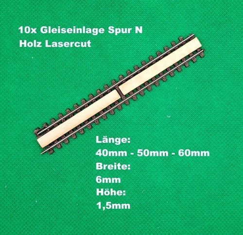 Gleiseinlagen gleis spur n - spur,