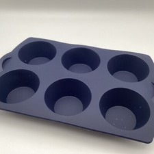 XS23 - Tupperware - Silikonbackform - Muffins 8cm - Blau - Silikon - Backen
