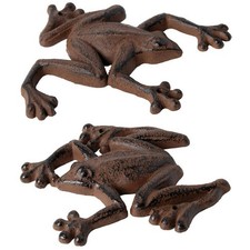 2er-Set Dekofiguren Frösche