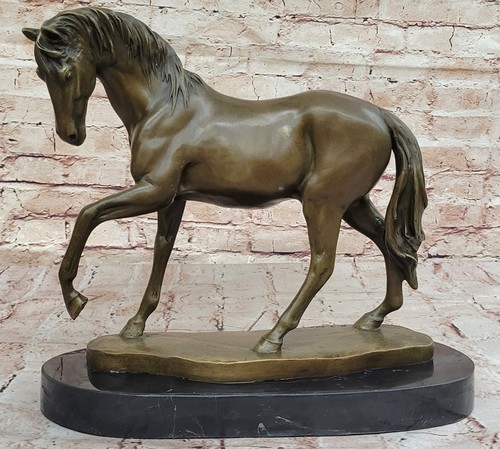 Western bronze marmor kunst - western,