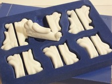 Porzellan Messerbänkchen 12