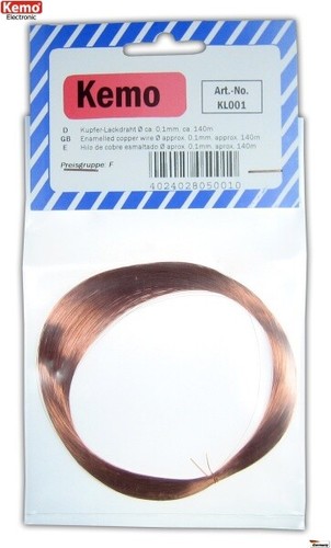 Kemo kl001 kupferlackdraht - kl001,