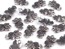 10 ANHÄNGER EULE 11x18mm