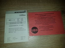 Tüv Bericht ABE Gutachten Scheinwerferblenden BMW 3er E36 KAMEI 44100