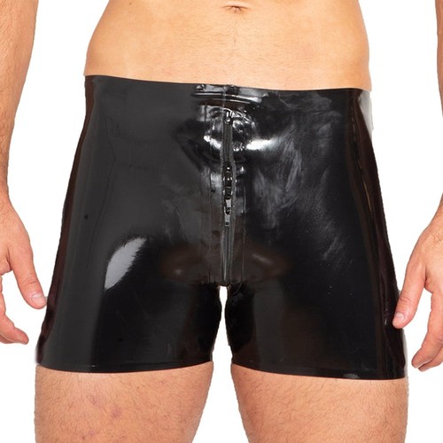 Schwarz herren latex - latex, shorts
