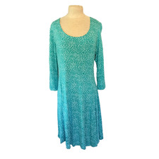 Jersey kleid petrol damen - kleid,